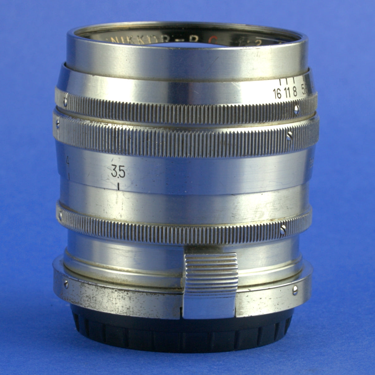 Early Nikon Nikkor-P.C 8.5cm F2 Tokyo 903 MIOJ Rangefinder Lens S Mount