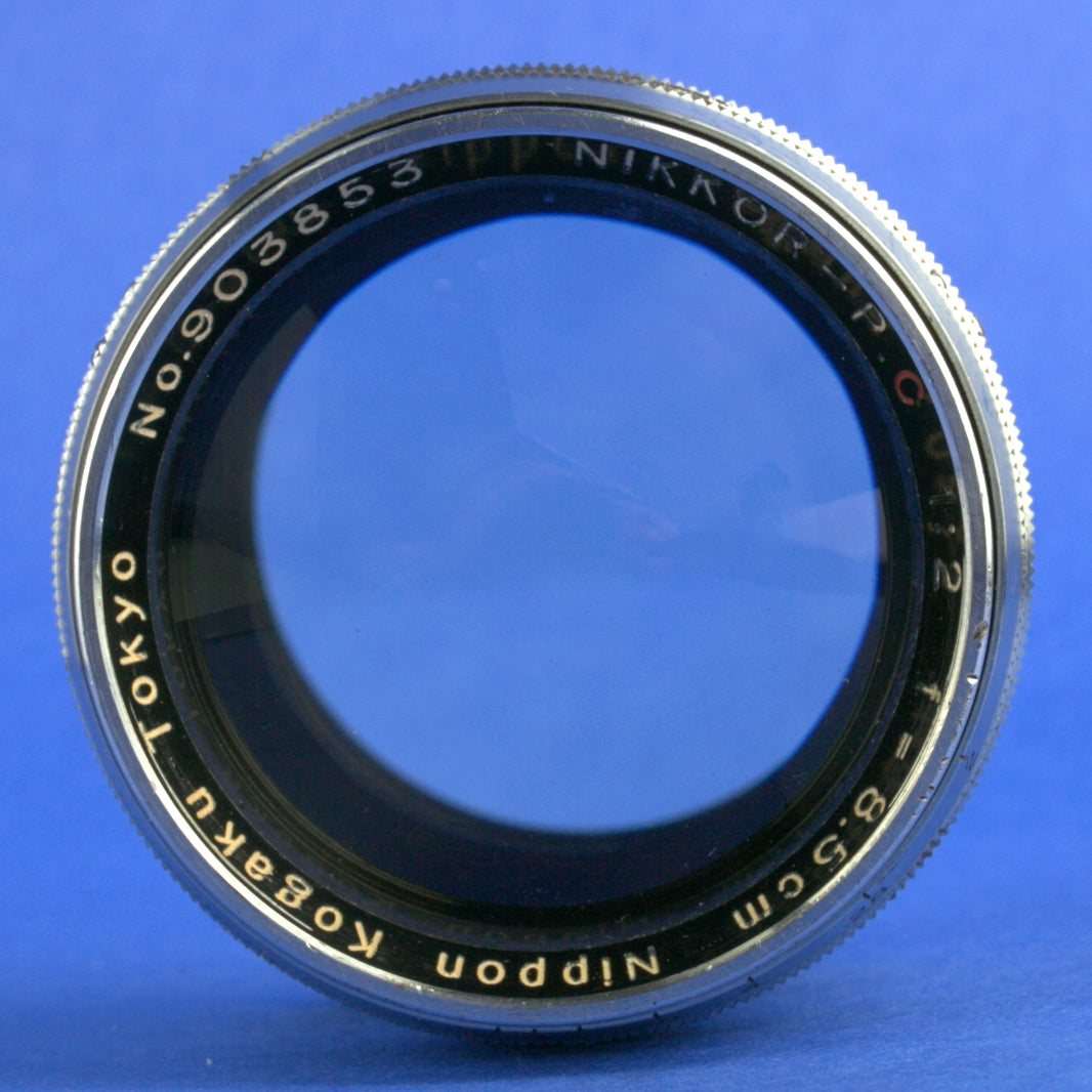 Early Nikon Nikkor-P.C 8.5cm F2 Tokyo 903 MIOJ Rangefinder Lens S Mount