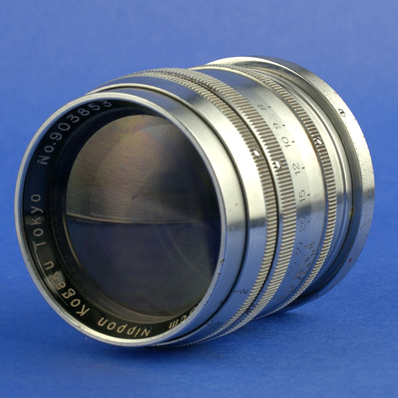 Early Nikon Nikkor-P.C 8.5cm F2 Tokyo 903 MIOJ Rangefinder Lens S Mount