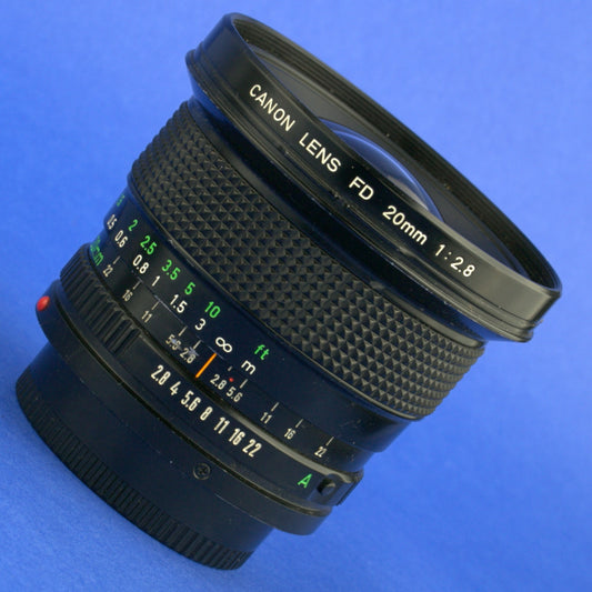 Canon FD 20mm 2.8 Lens