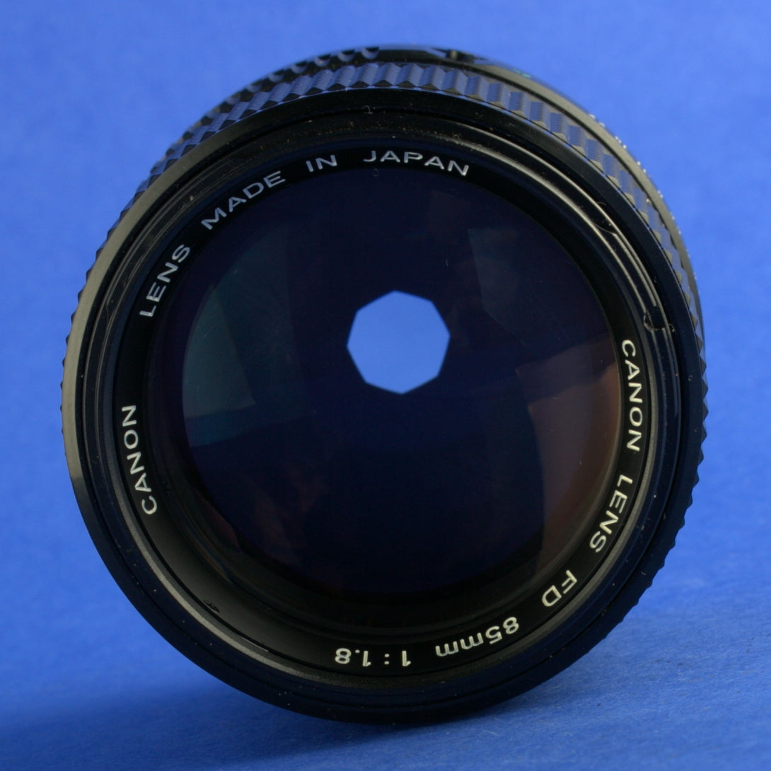 Canon FD 85mm 1.8 Lens Beautiful Condition