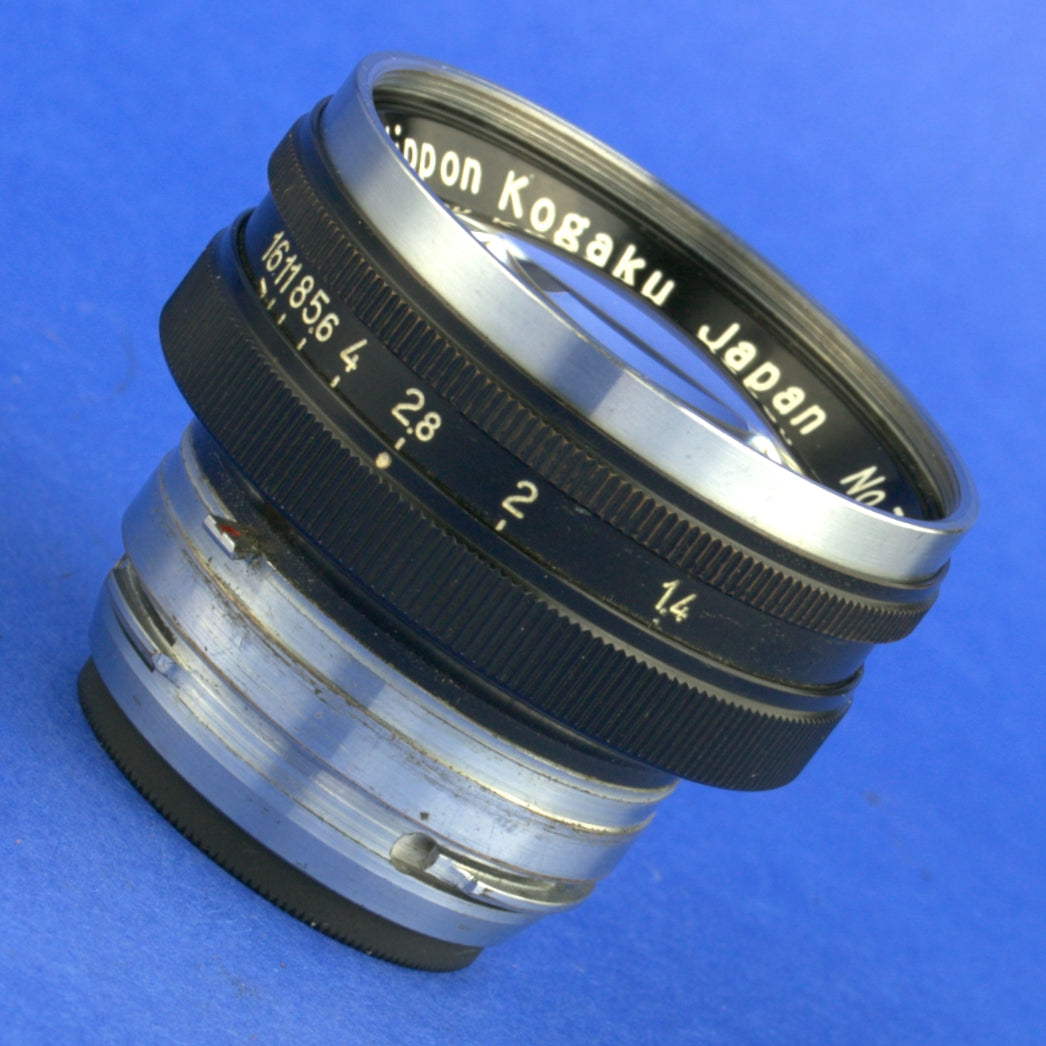 Nikon Nikkor-S 50mm 1.4 Lens S Rangefinder Lens S Mount