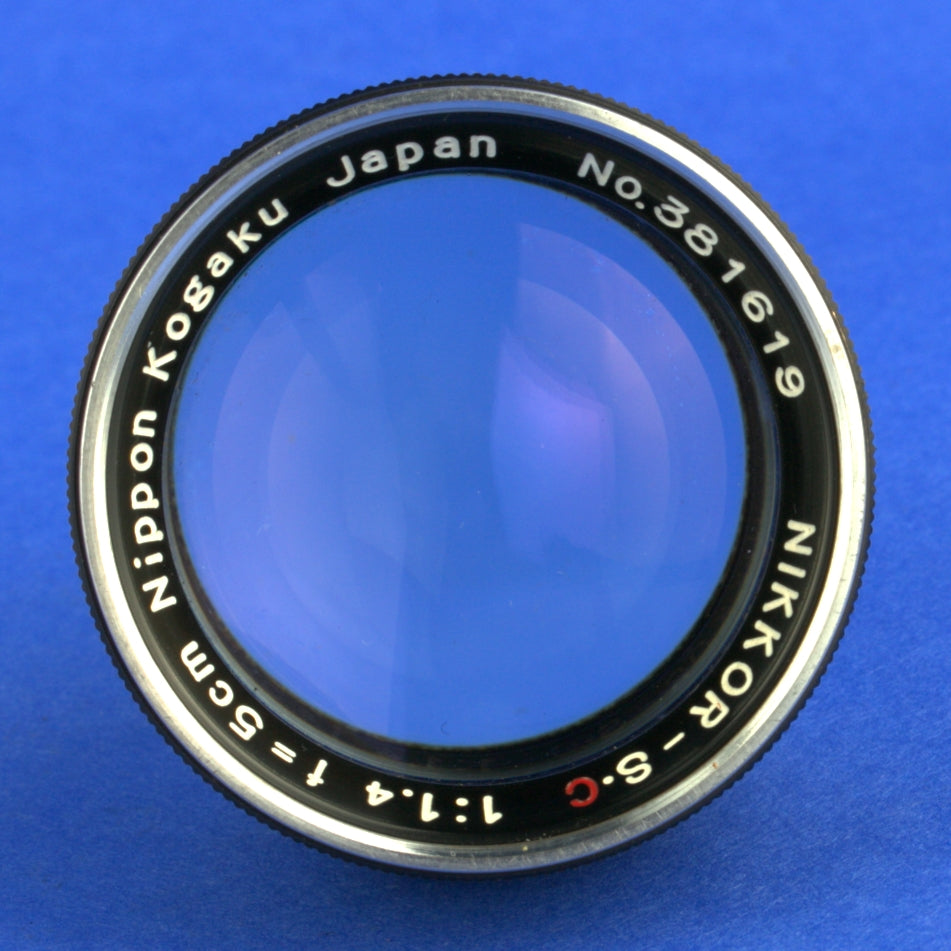 Nikon Nikkor-S 50mm 1.4 Lens S Rangefinder Lens S Mount