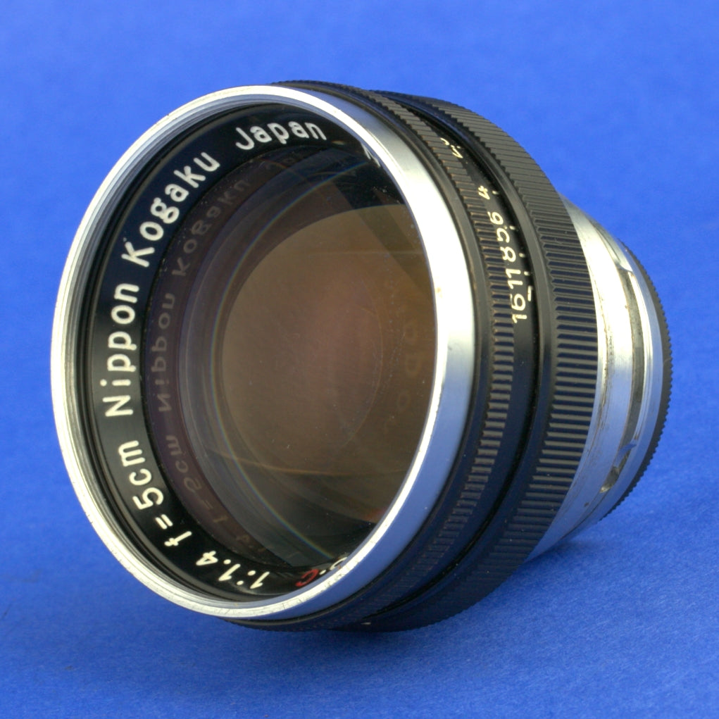 Nikon Nikkor-S 50mm 1.4 Lens S Rangefinder Lens S Mount