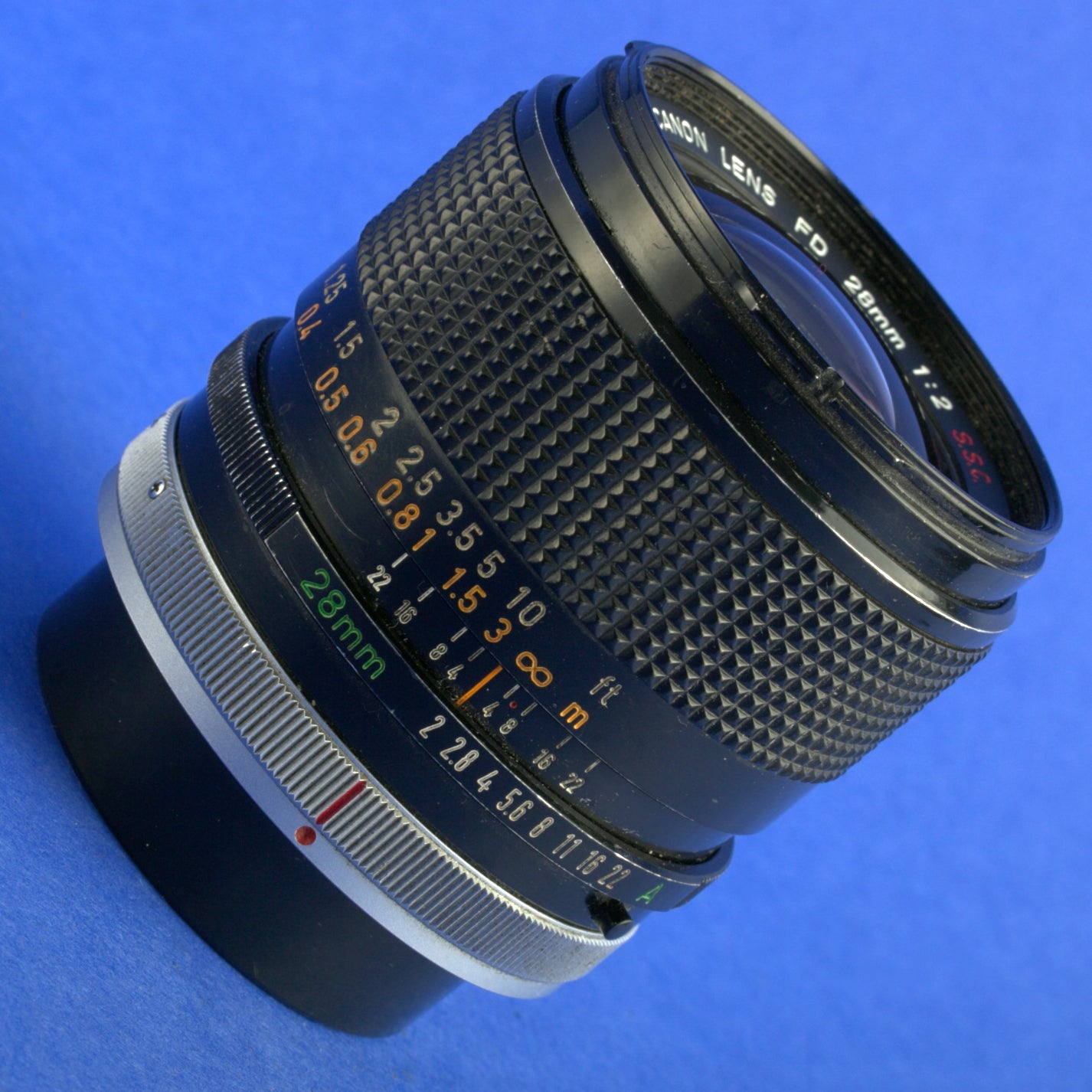 Canon FD 28mm F2 S.S.C. Lens