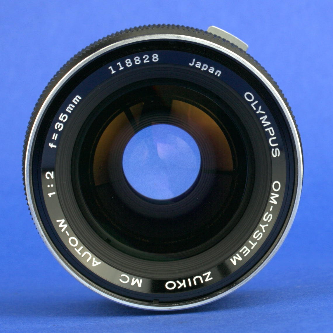 Olympus OM 35mm F2 Auto-W Zuiko Lens Near Mint Condition