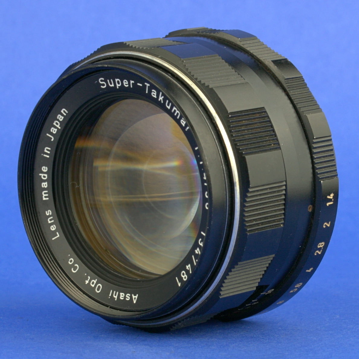 Early Pentax Super-Takumar 50mm 1.4 M42 Lens 8 Elements