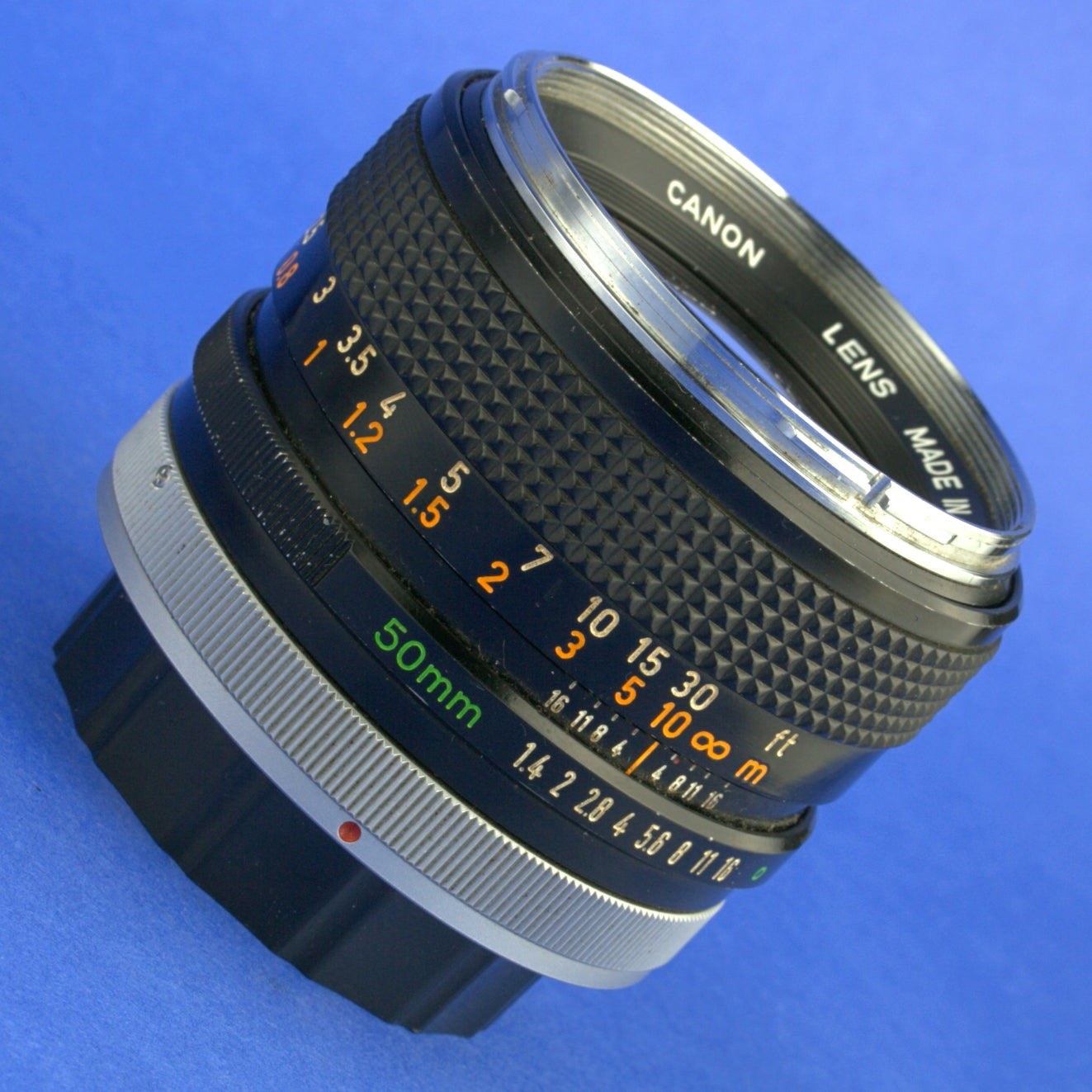 Canon FD 50mm 1.4 Chrome Nose Lens