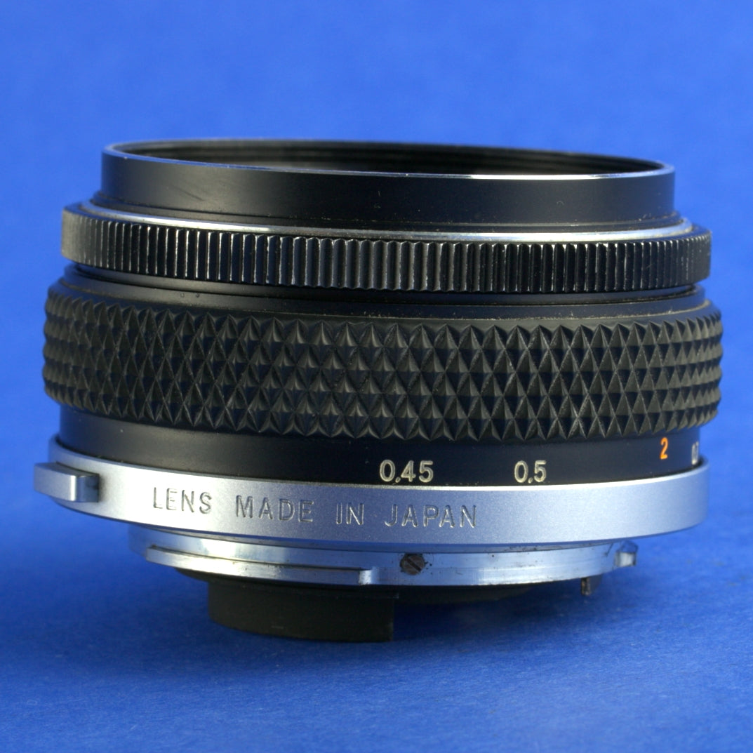 Olympus OM Auto-S 50mm 1.8 Zuiko Lens