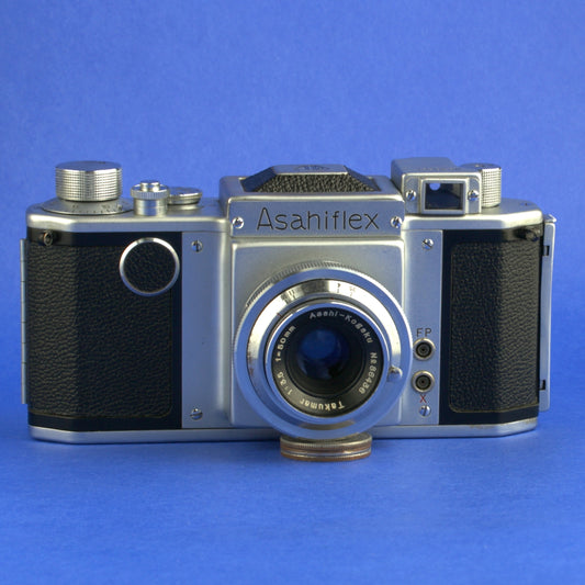 Pentax Asahiflex IIB Film Camera with 50mm 3.5 Lens Beautiful Condition