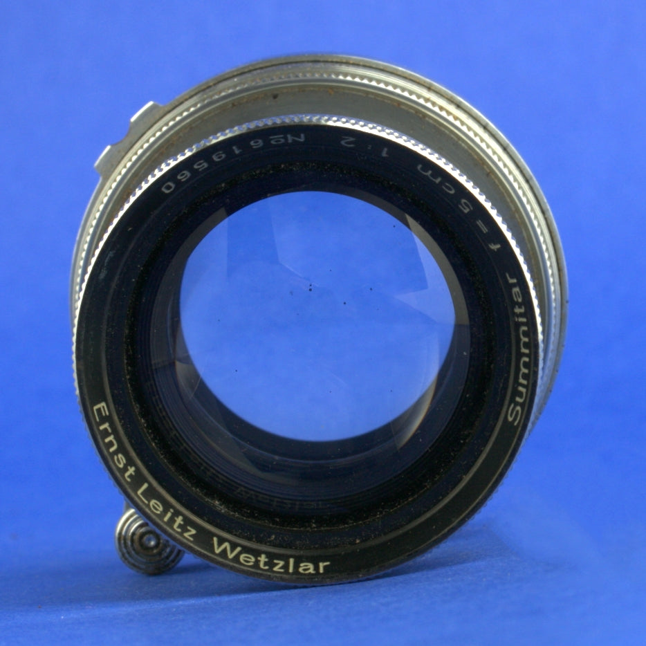 Leica Summitar 50mm F2 LTM Lens Blue Coated