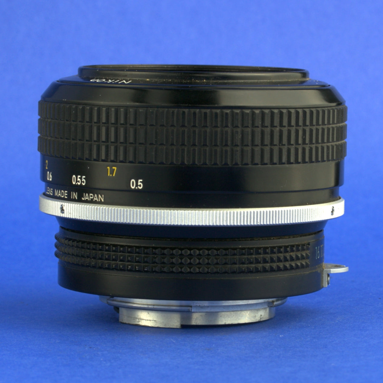 Late Nikon Nikkor 55mm 1.2 Non-Ai Lens Rubber Focus