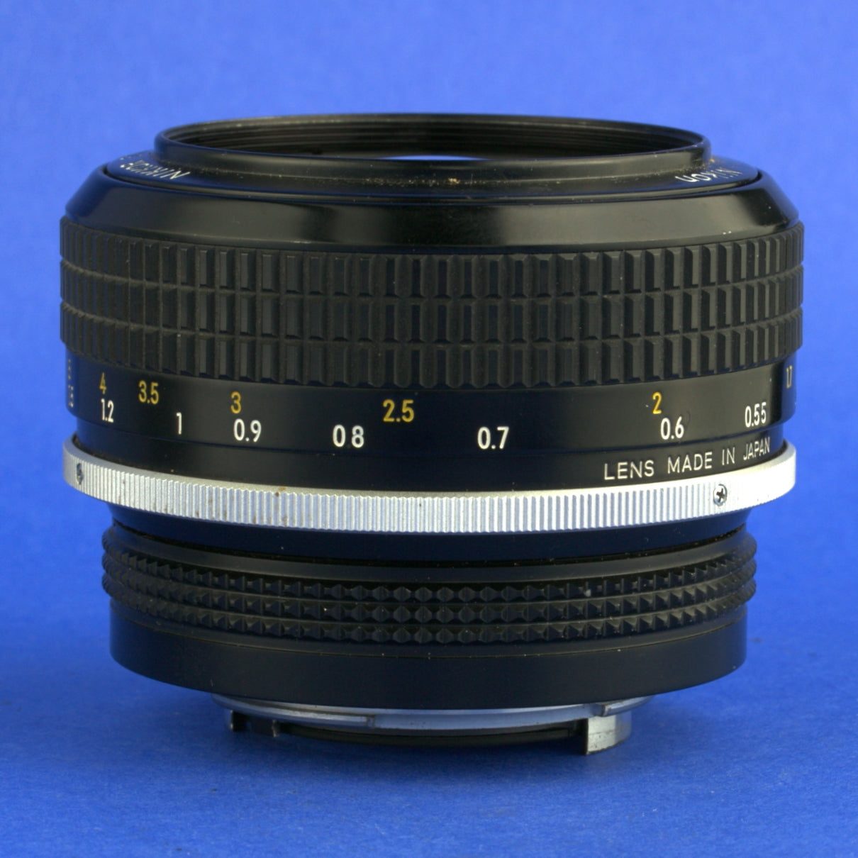 Late Nikon Nikkor 55mm 1.2 Non-Ai Lens Rubber Focus
