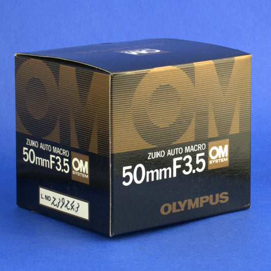 Olympus OM 50mm 3.5 Auto-Macro Lens Beautiful Condition