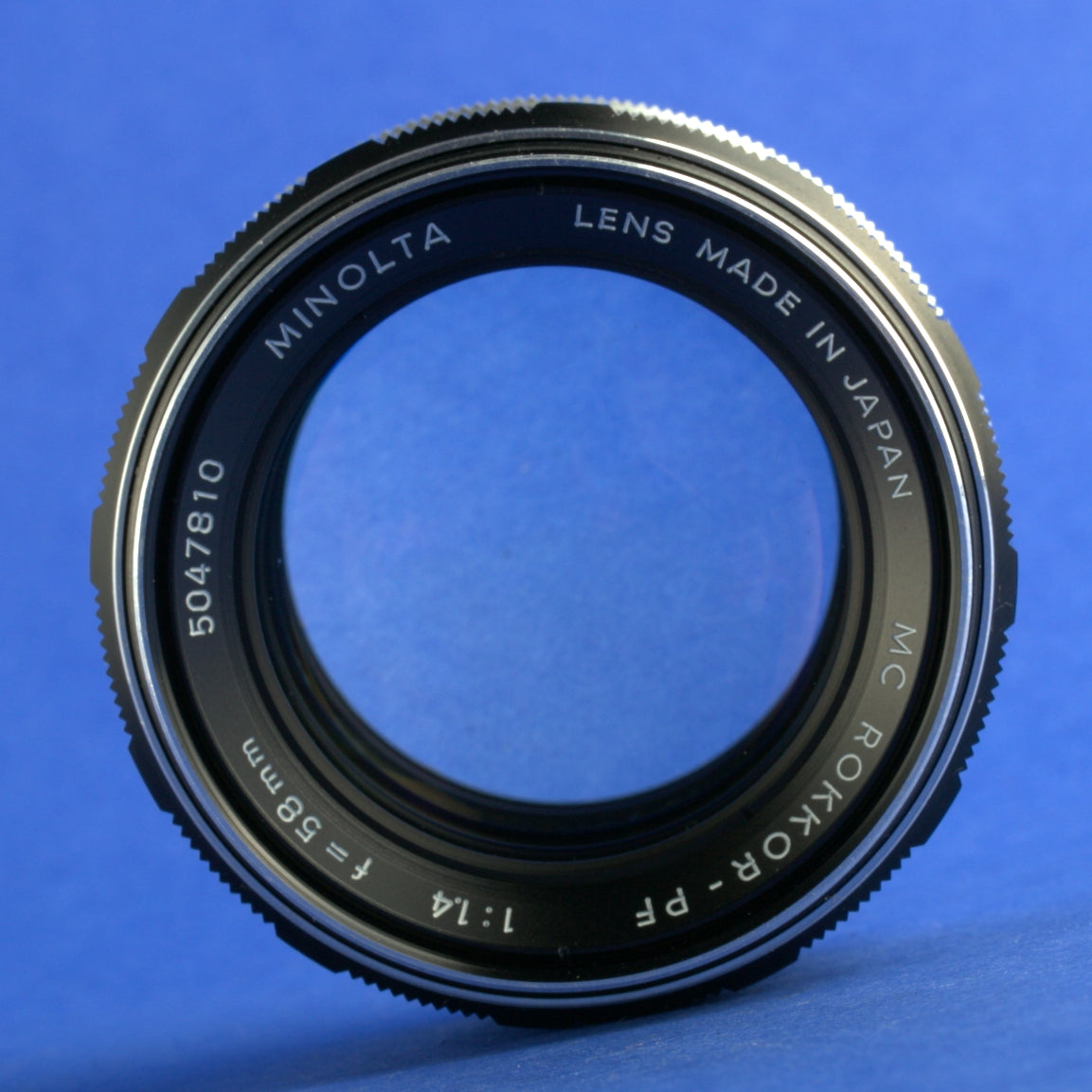 Minolta MC Rokkor-PF 58mm 1.4 Lens Beautiful Condition