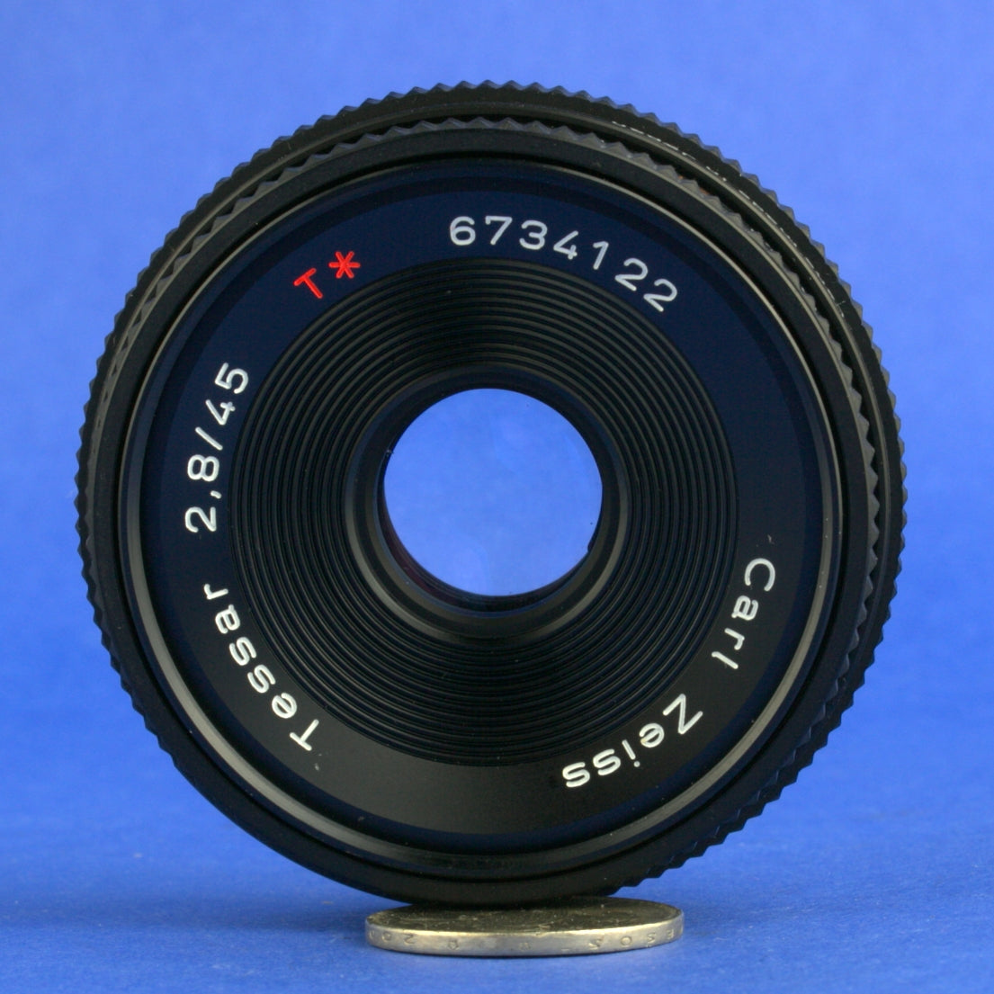 Contax 45mm 2.8 Tessar AEJ Lens C/Y Mount