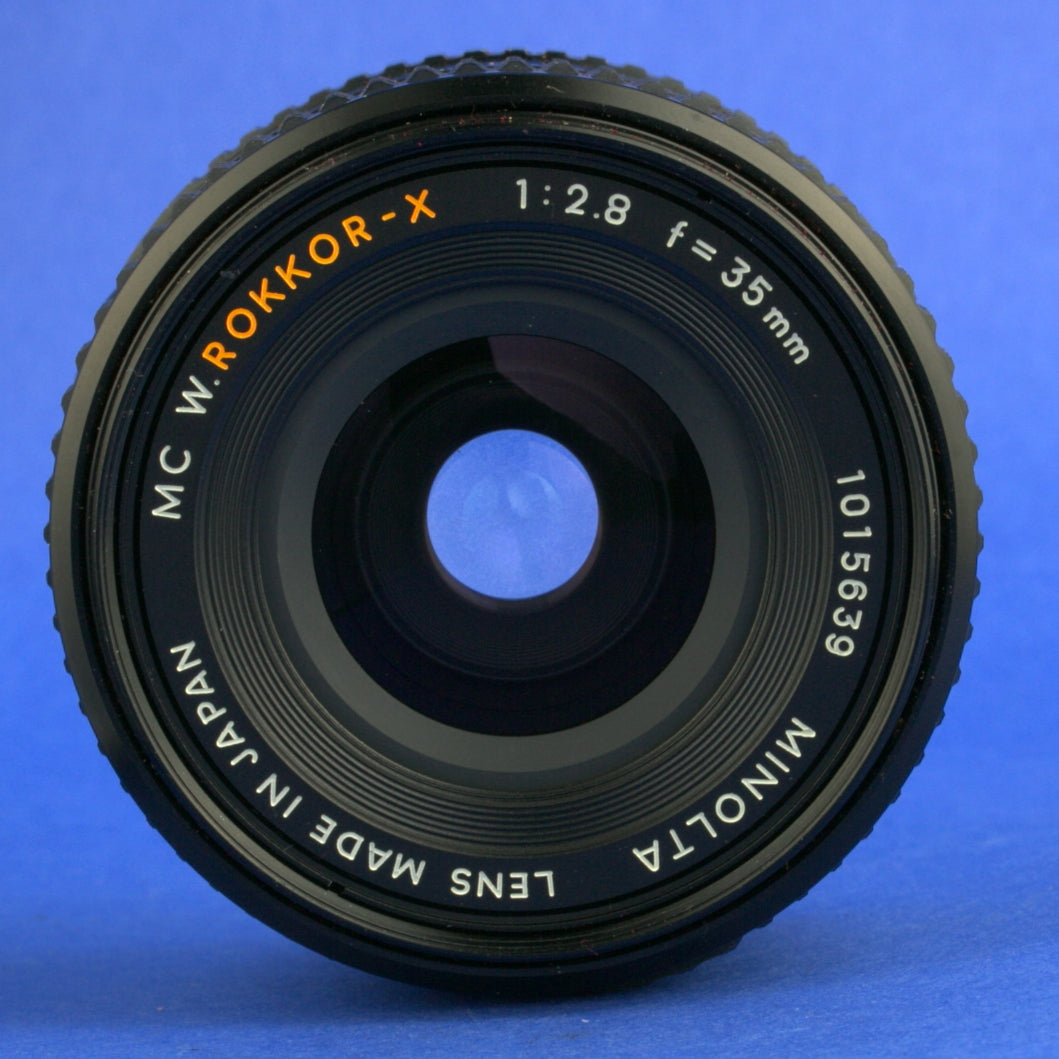 Minolta MC W-Rokkor-X 35mm 2.8 Lens