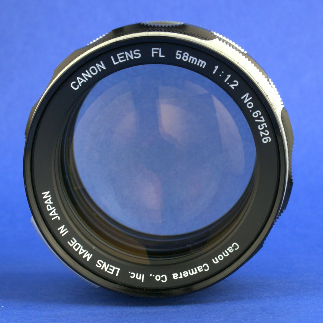 Canon FL 58mm 1.2 Lens Beautiful Condition