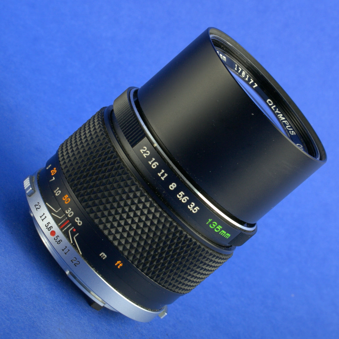 Olympus OM 135mm 3.5 Auto-T Lens