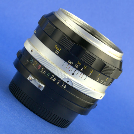 Nikon Nikkor-S 50mm 1.4 Non-Ai Lens Beautiful Condition