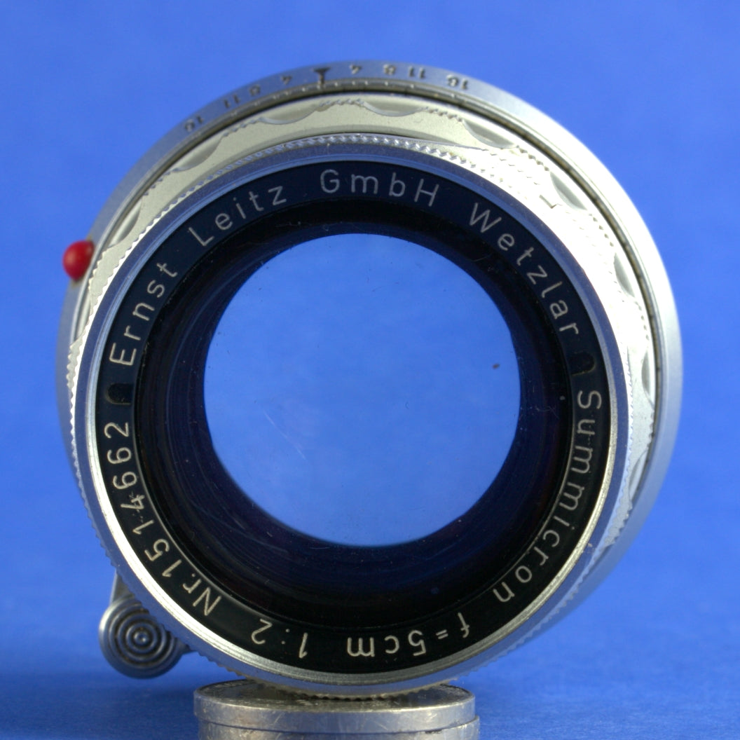 Leica Summicron 50mm F2 Rigid Lens M Mount