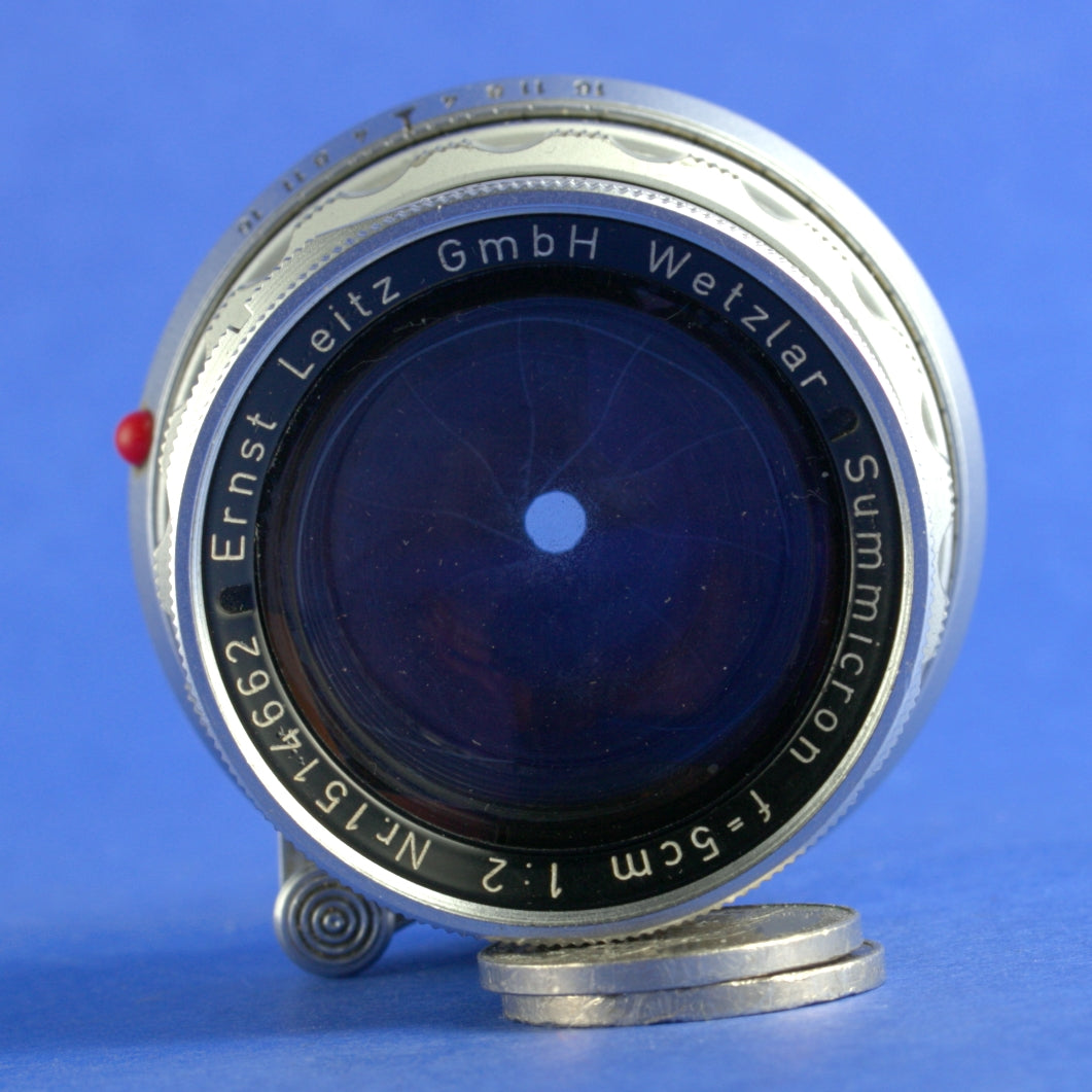 Leica Summicron 50mm F2 Rigid Lens M Mount