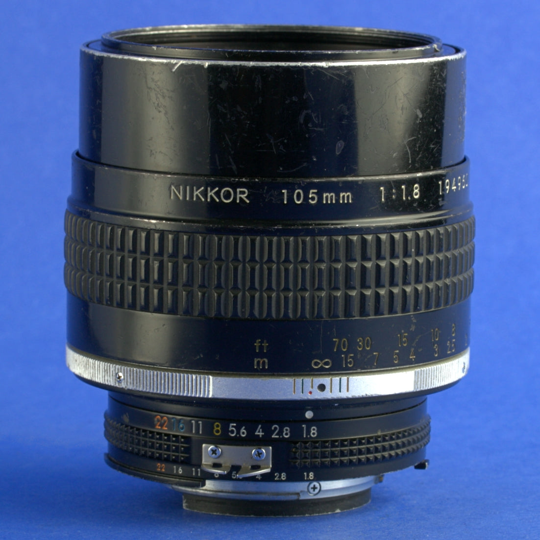 Nikon Nikkor 105mm 1.8 Ai-S Lens Poor Condition