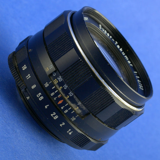 Pentax Super-Takumar 50mm 1.4 M42 Lens 8 Elements Works Wide Open Only