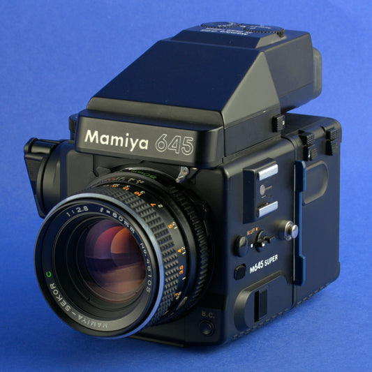 Mamiya M645 Super Medium Format Camera Kit Beautiful Condition