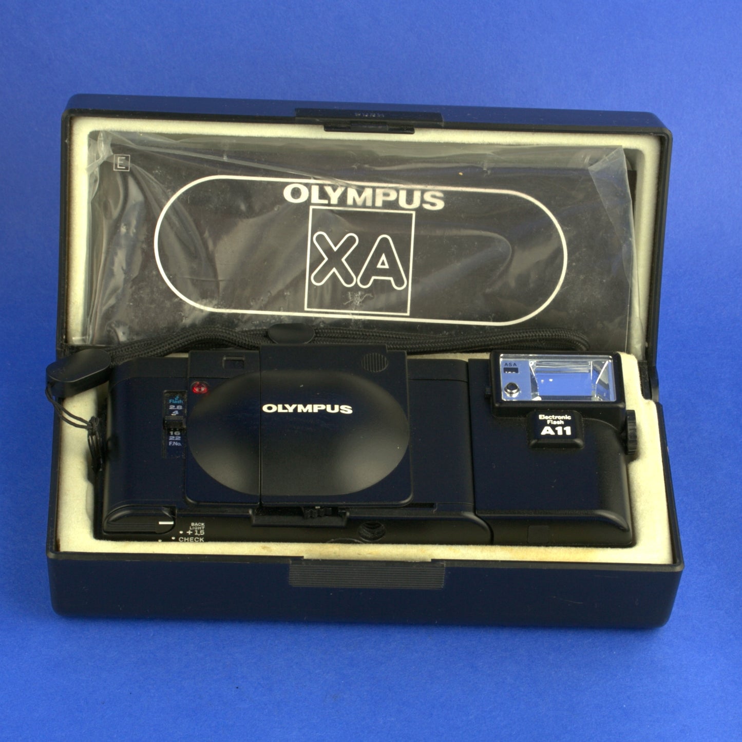 Olympus XA Film Camera with A11 Flash Near Mint Condition