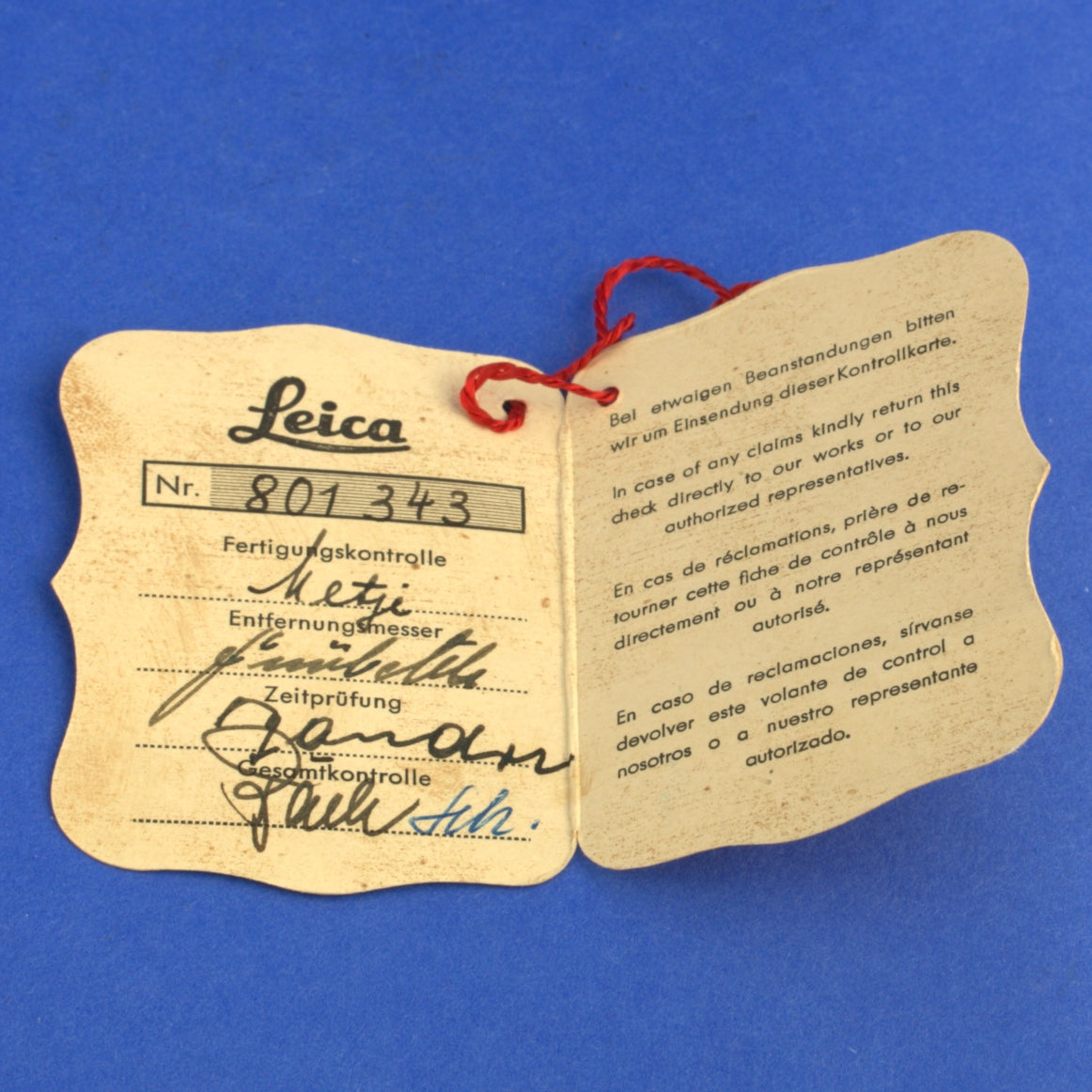 1955 Leica M3 Double Stroke Film Camera Body