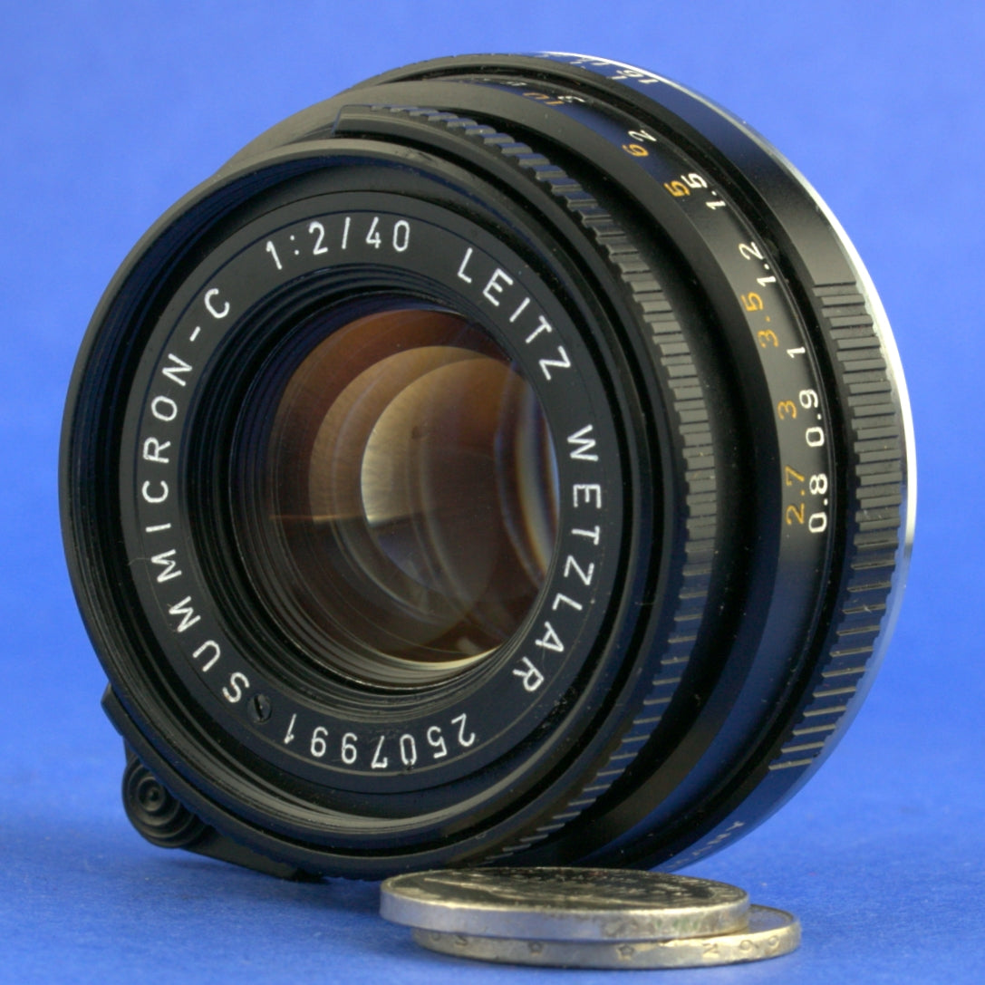 Leica Summicron-C 40mm F2 Lens Near Mint Condition 01/2026 CLA