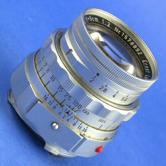 Leica Summicron 50mm F2 Dual Range Lens M Mount 2026 CLA