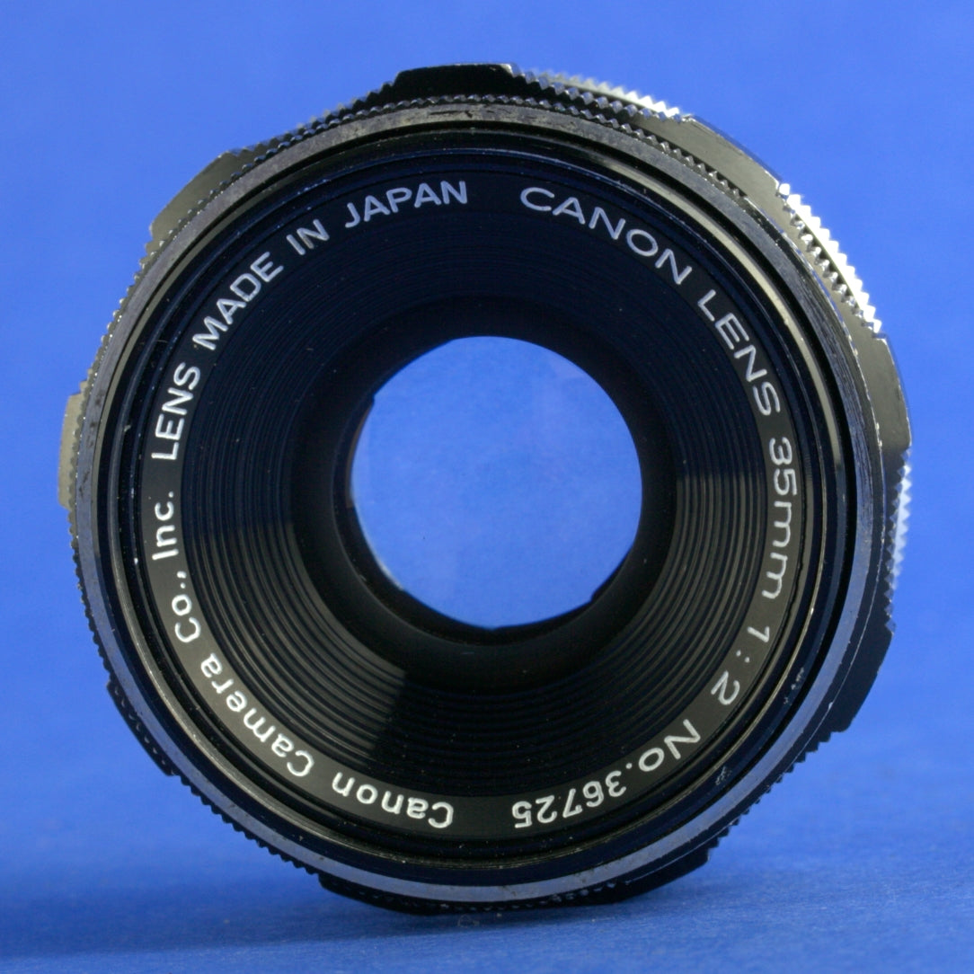 Canon 35mm F2 LTM Rangefinder Lens