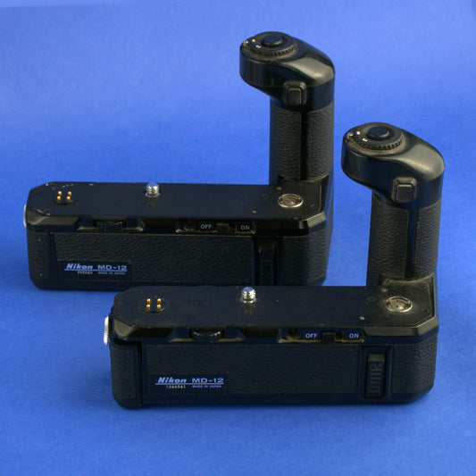 Lot of 2 Nikon MD-12 Motor Drives Not Working