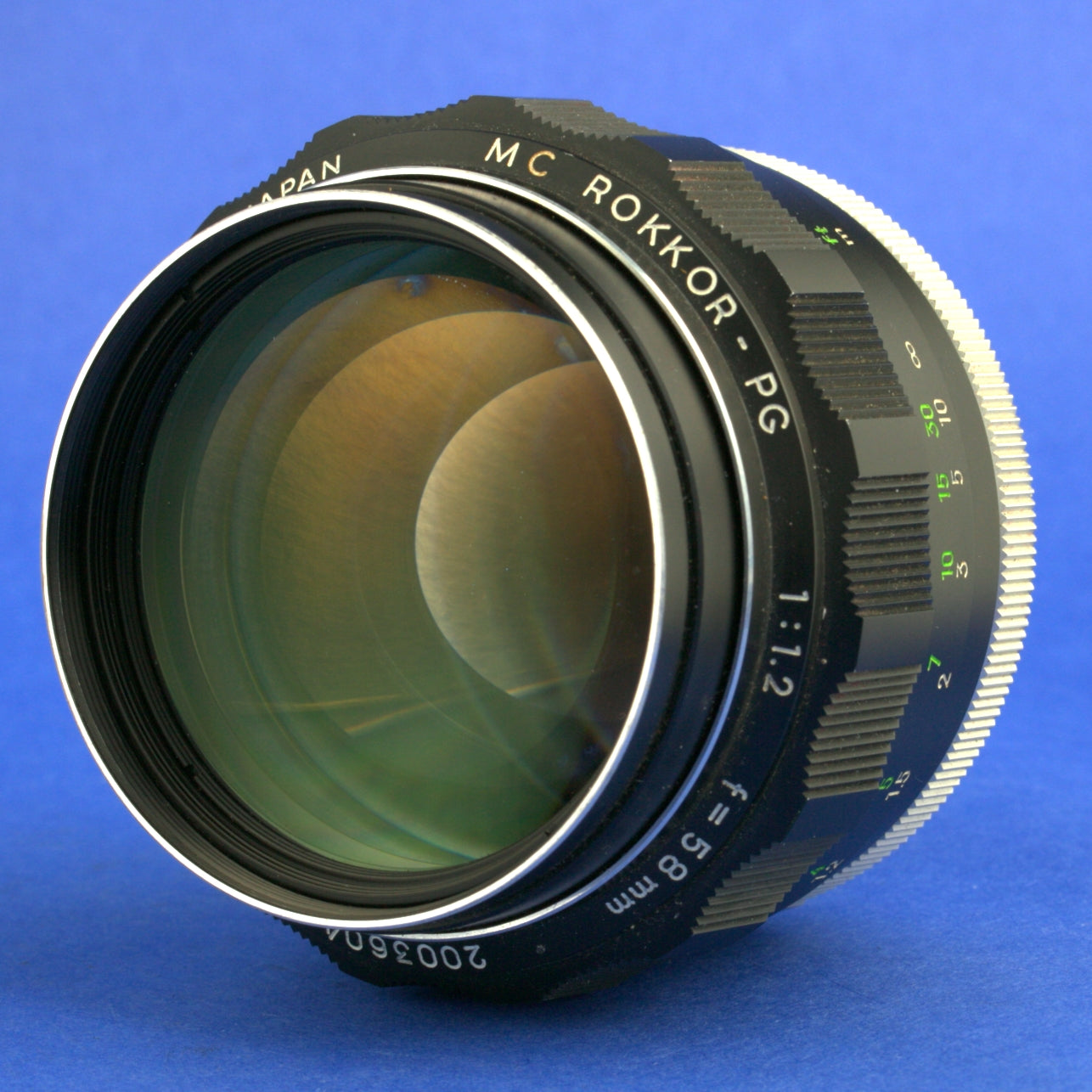 Minolta MC Rokkor-PG 58mm 1.2 Lens Works Only Wide Open