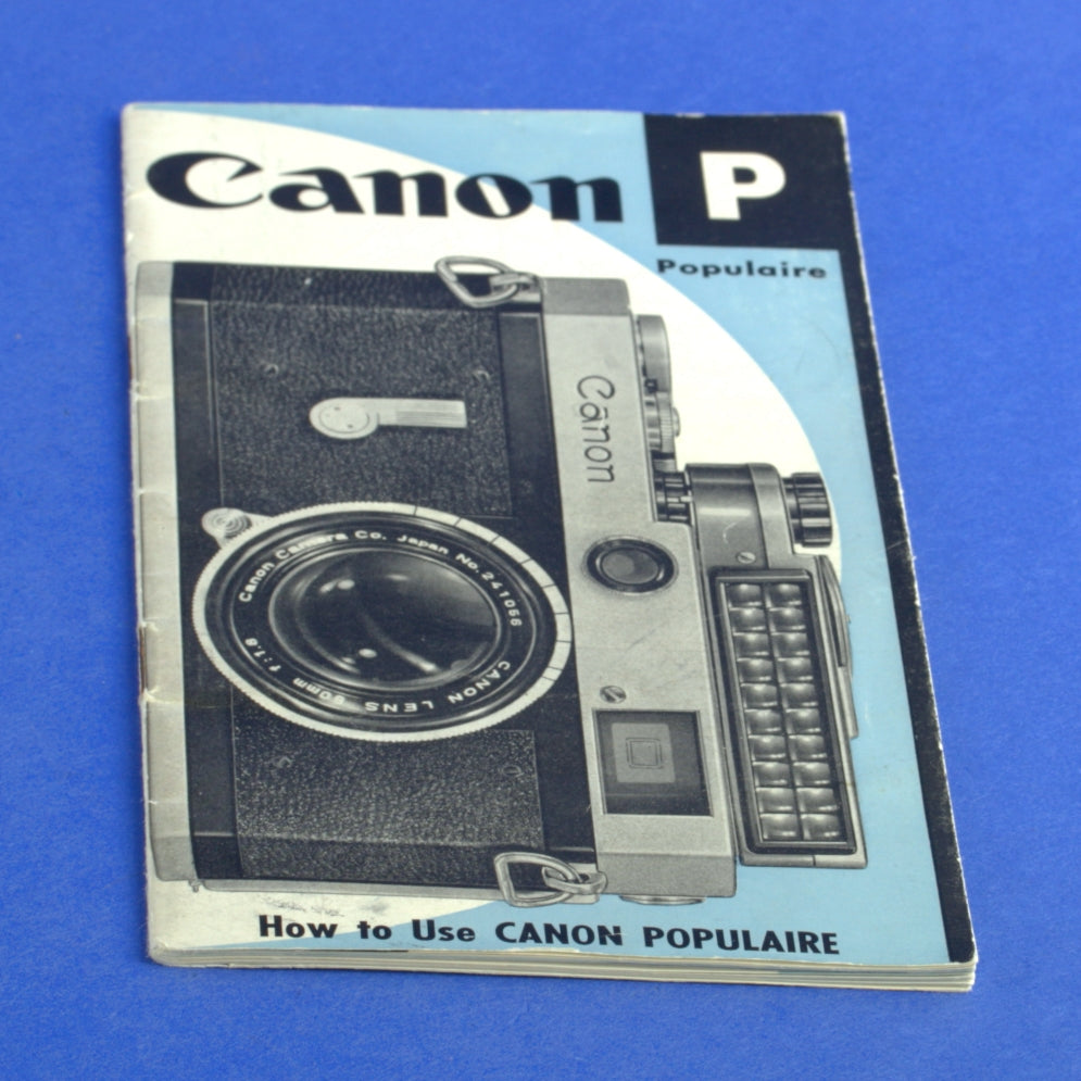 Canon P Rangefinder Camera Body Beautiful Condition