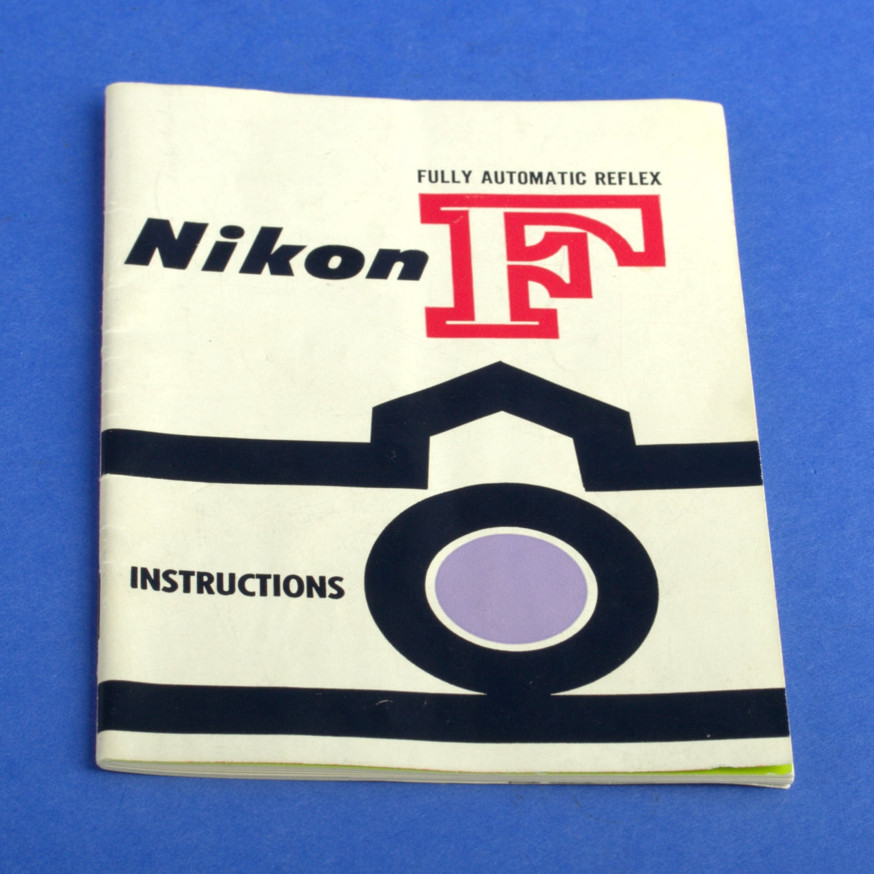 Nikon F Instruction Manual F3006 62.10.AO B