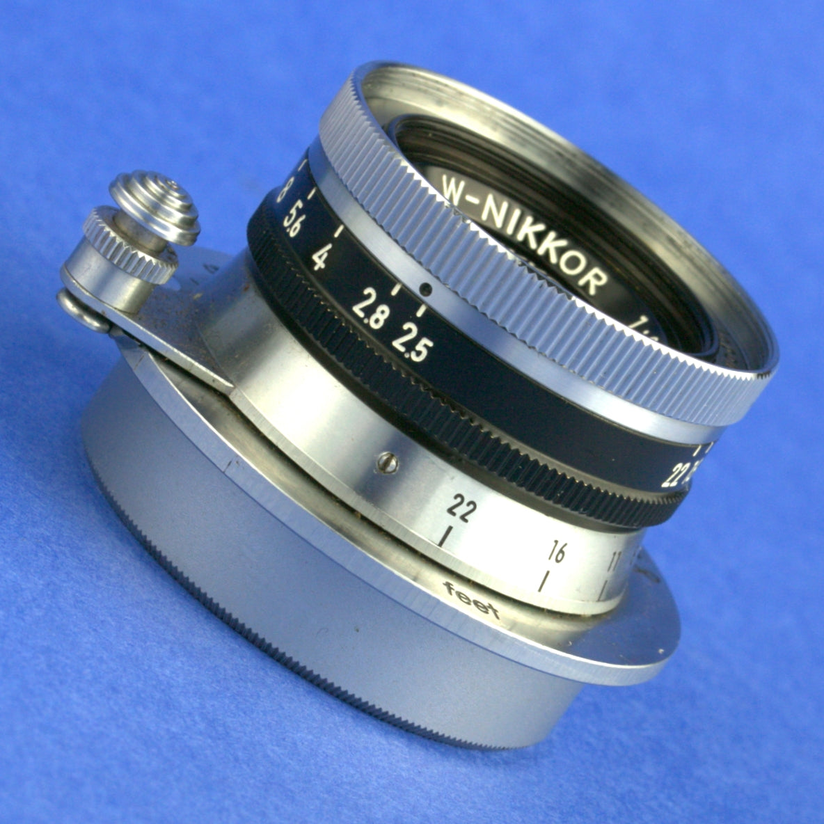 Nikon W-Nikkor 35mm 2.5 LTM Black Belt Rangefinder Lens Beautiful Condition