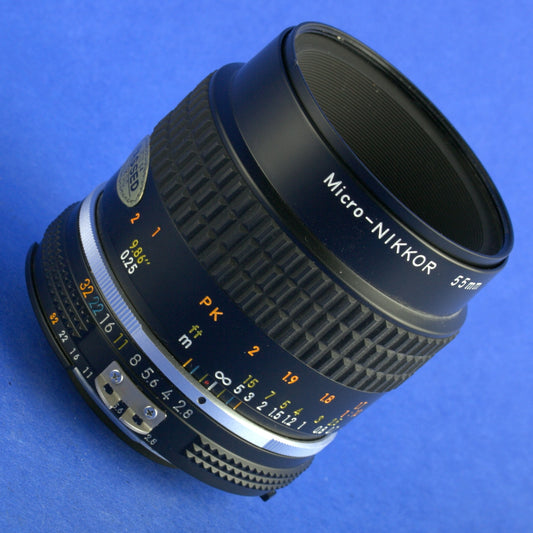 Nikon Micro-Nikkor 55mm 2.8 Ai-S Lens Works Only Wide Open