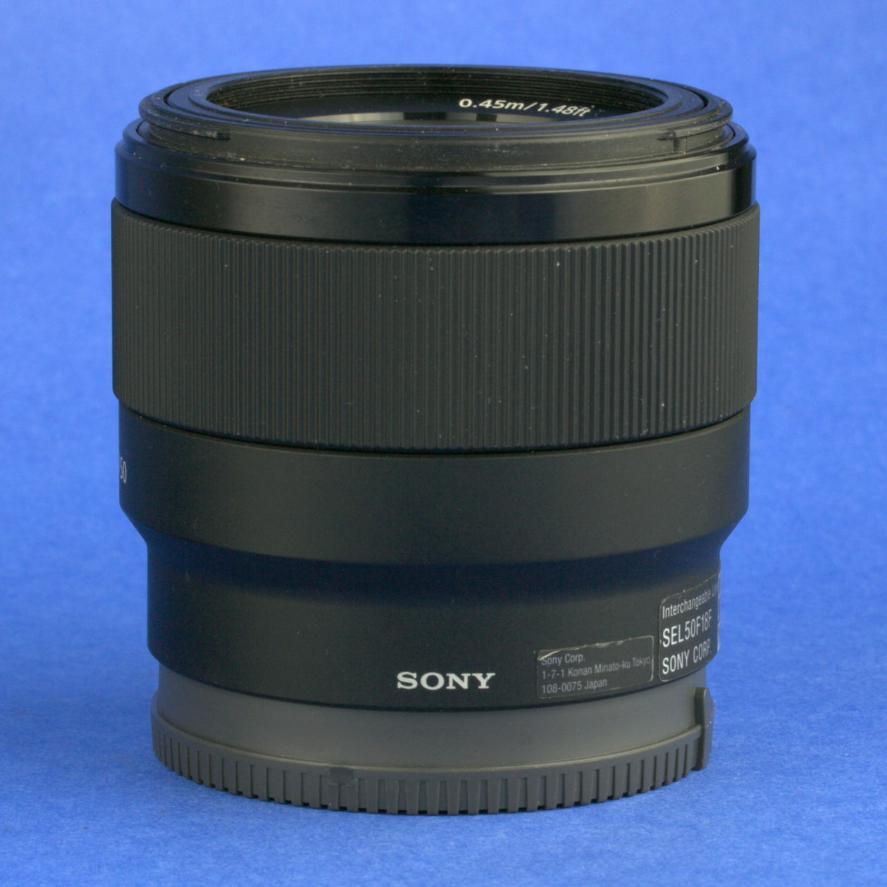 Sony FE 50mm 1.8 Zeiss Lens E Mount SEL50F18F
