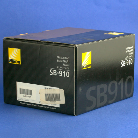 Nikon SB-910 Speedlight Flash Beautiful Condition