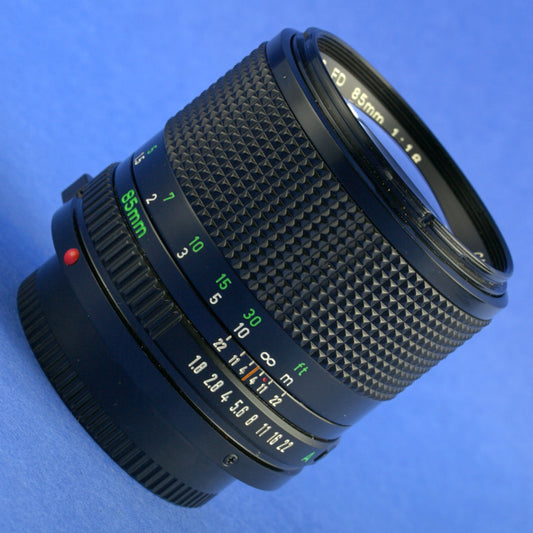 Canon FD 85mm 1.8 Lens Beautiful Condition