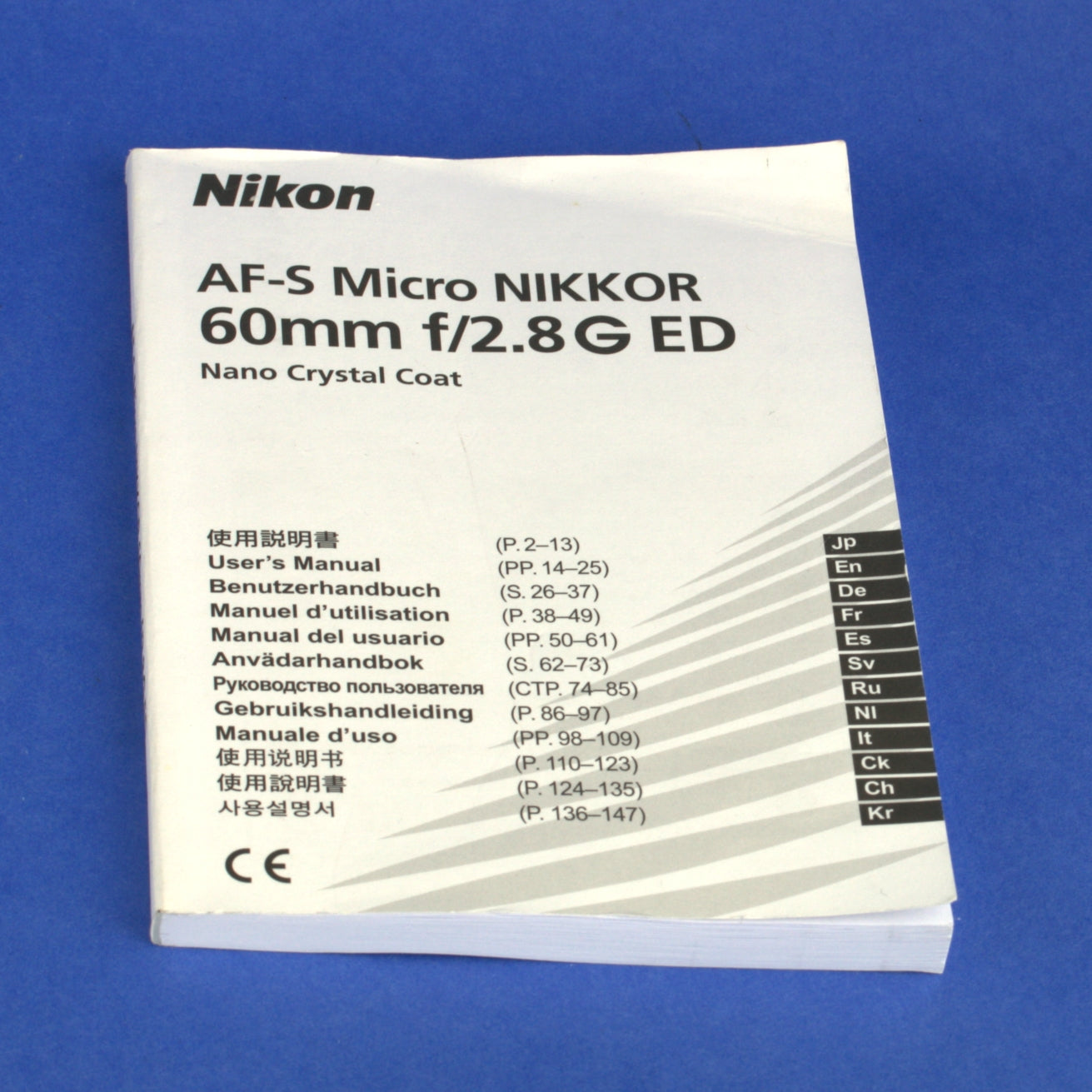 Nikon AF-S Nikkor 60mm 2.8 G Lens US Model Mint Condition