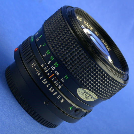 Canon FD 50mm 1.2 Lens Mint Condition