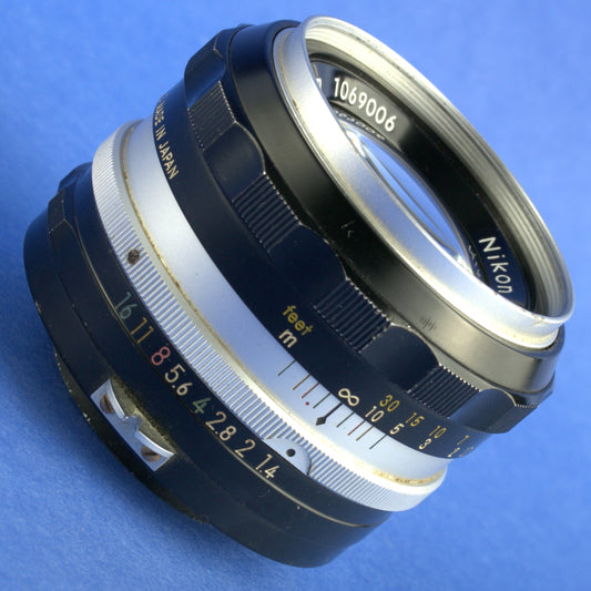 Nikon Nikkor-S Auto 50mm 1.4 Non-Ai Lens