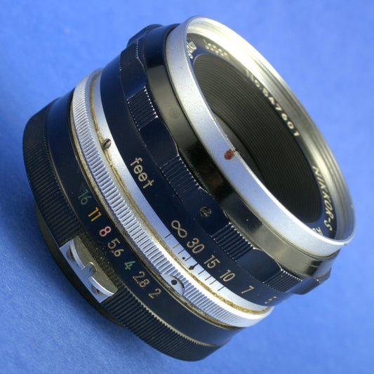 Nikon Nikkor-S Auto 50mm F2 Pat Pend Non-Ai Lens