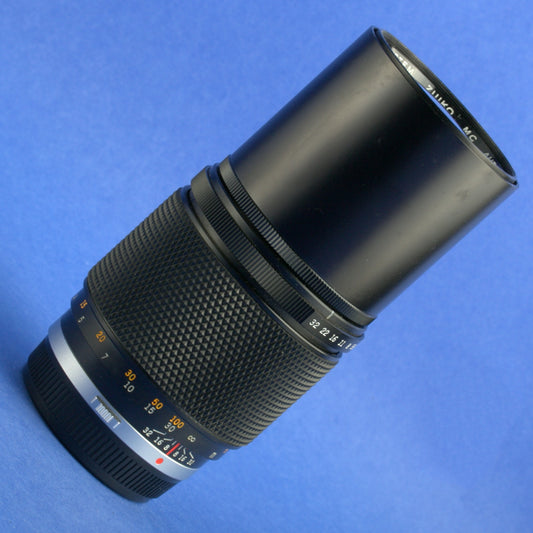 Olympus OM 200mm F4 Zuiko Lens Near Mint Condition