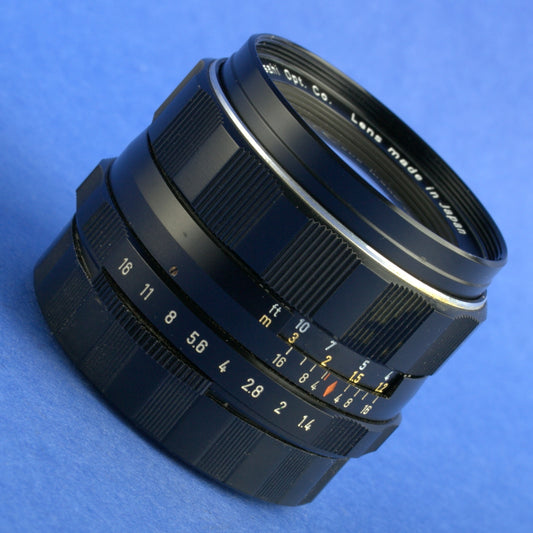 Pentax Super-Takumar 50mm 1.4 M42 Lens 8 Elements