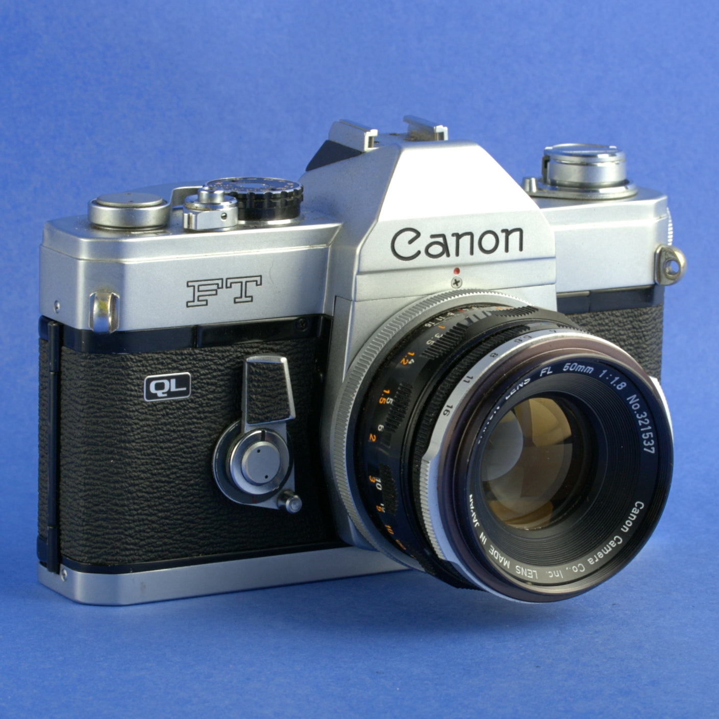 Canon FT QL Film Camera with 50mm 1.8 Lens